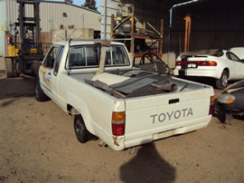 1984 TOYOTA PICK-UP HILUX, 2.4L EFI AUTO 2WD, COLOR WHITE, STK Z15003